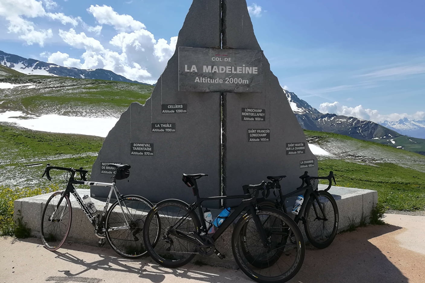 vélos au col de la madeleine