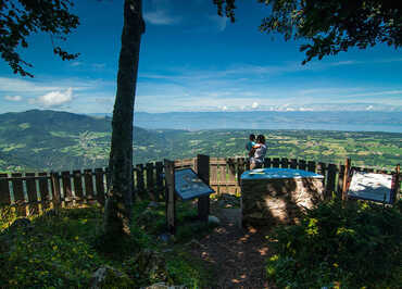 Panaroma depuis le belvédère de Tréchauffé (La Forclaz)