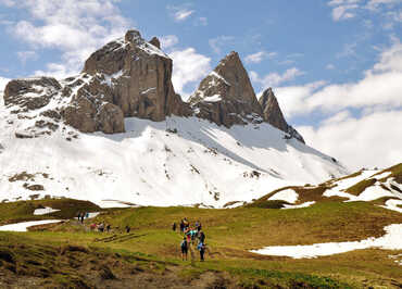 Au pied des Aiguilles d'Arves