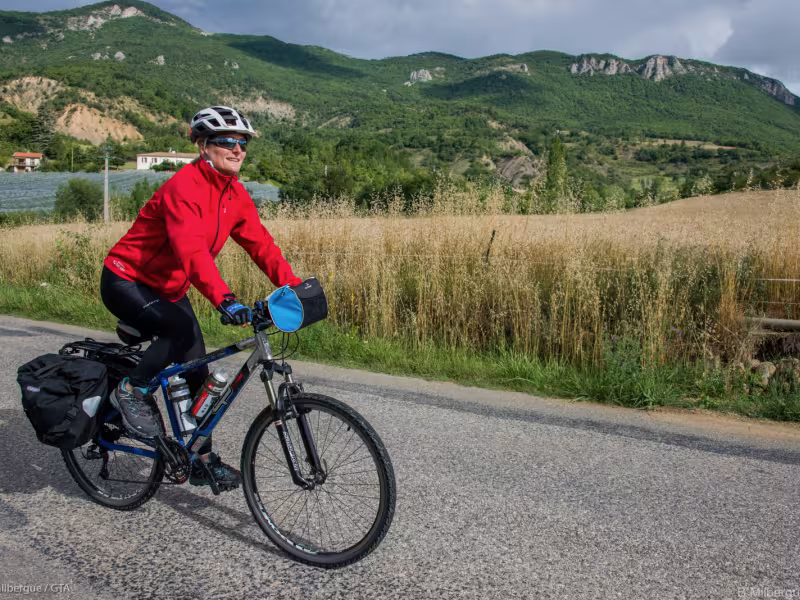 En bicicleta por el valle de Buech
