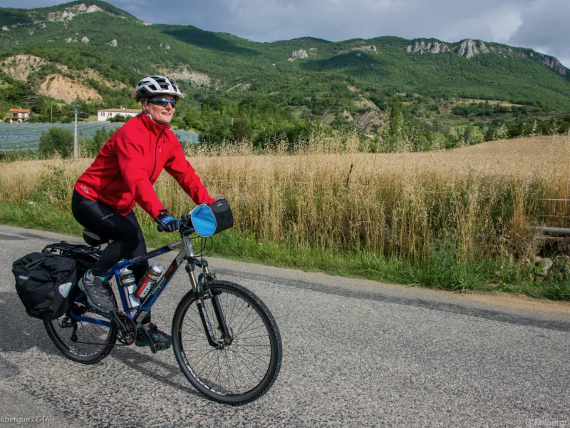 En bicicleta por el valle de Buech