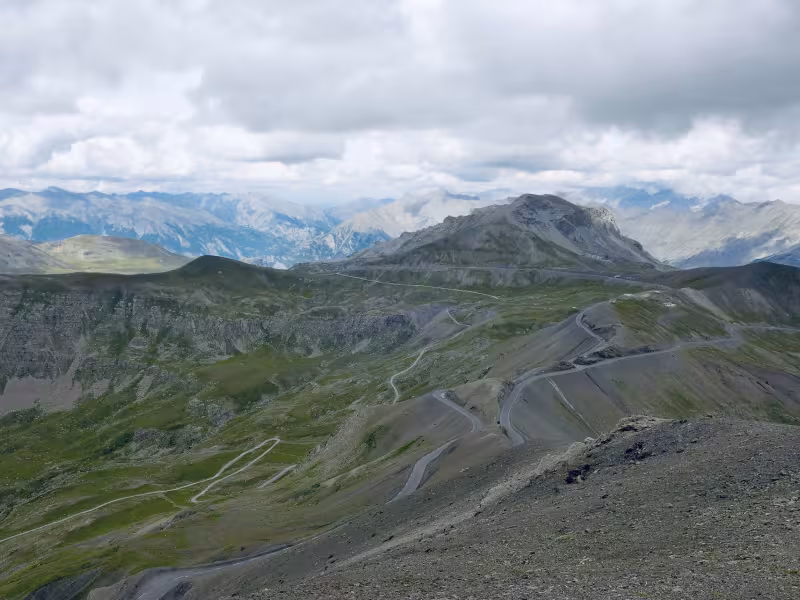 Atmósfera mineral en Cime de la Bonette