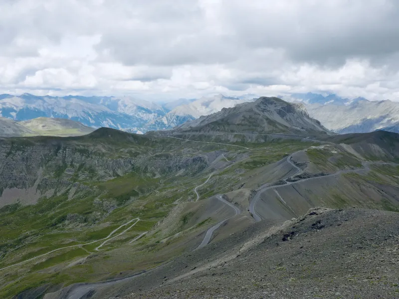 Atmósfera mineral en Cime de la Bonette