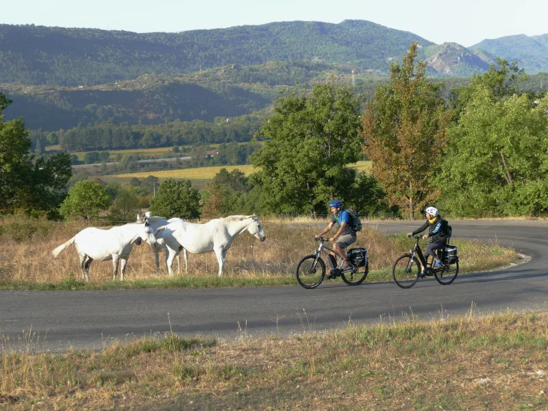 Al pie del Col de Fontbelle a la salida de Sisteron