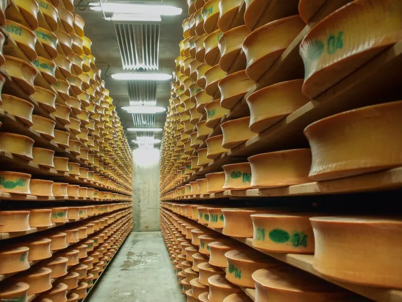 Bodega de maduración de la DOP Beaufort