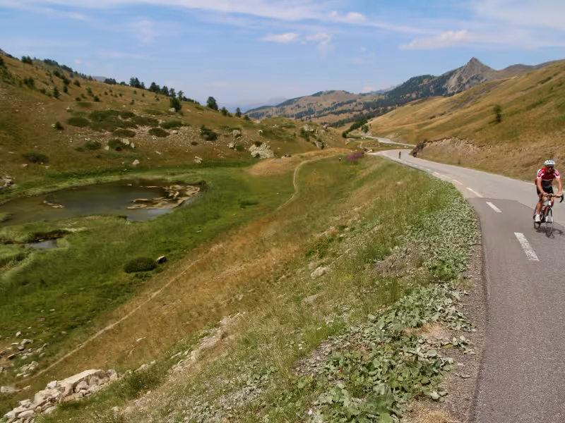 Lago en el Col de Vars