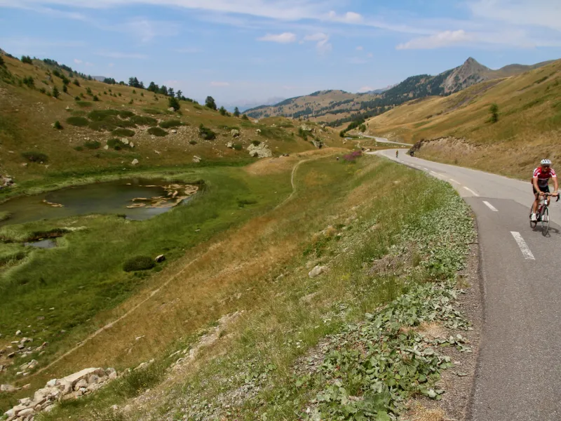 Lago en el Col de Vars