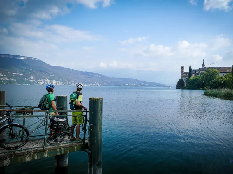 Lago de Bourget y Abadía de Hautecombe