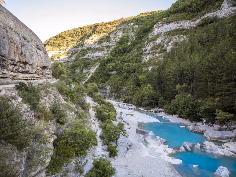 Las aguas turquesas del Méouge