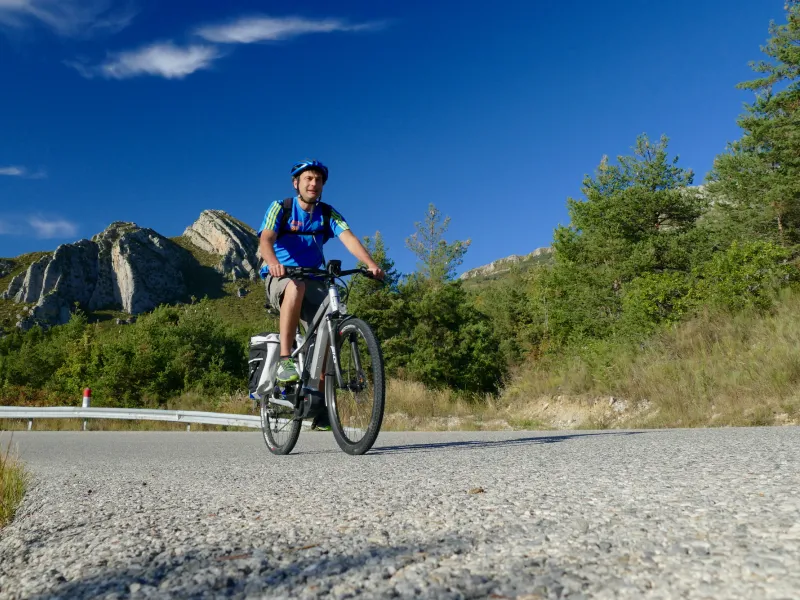 Ascenso al Col de Saint-Barnabé en dirección a Demandolx