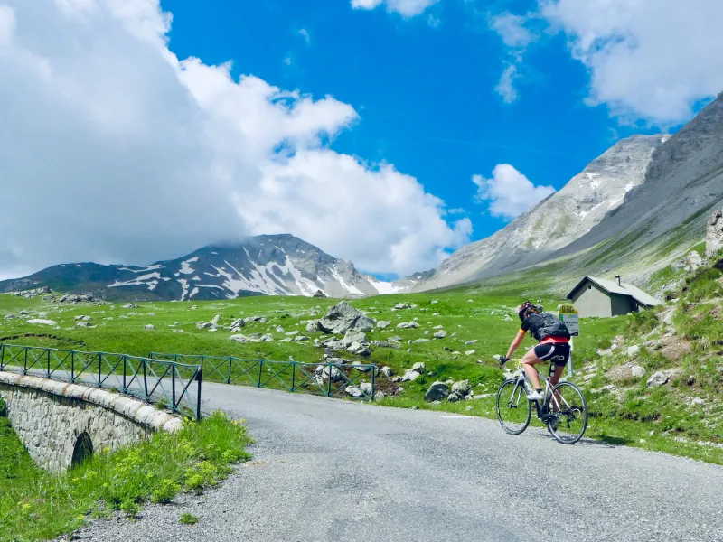 Final de la vertiente norte del Col de la Cayolle
