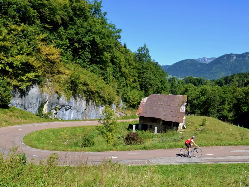 La subida al Col du Frêne