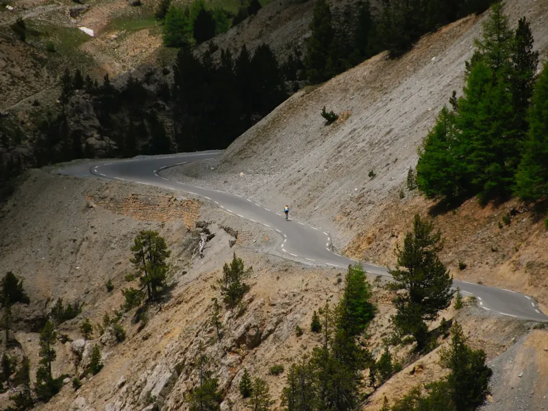 La famosa Casse Deserte en el lado sur del Col d'Izoard