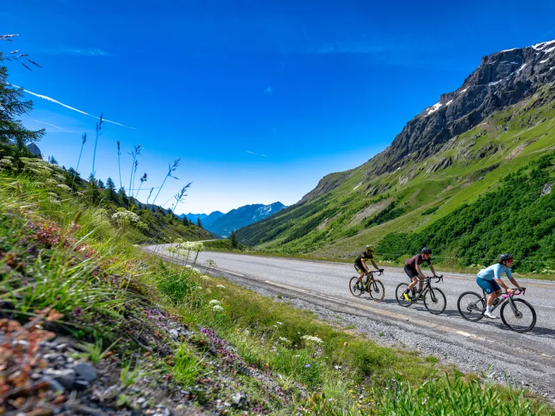 El valle del Alto Guisane hacia el Col du Galibier