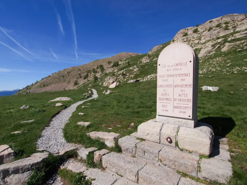El Col de la Cayolle, punto de partida de las excursiones al Parque Nacional del Mercantour