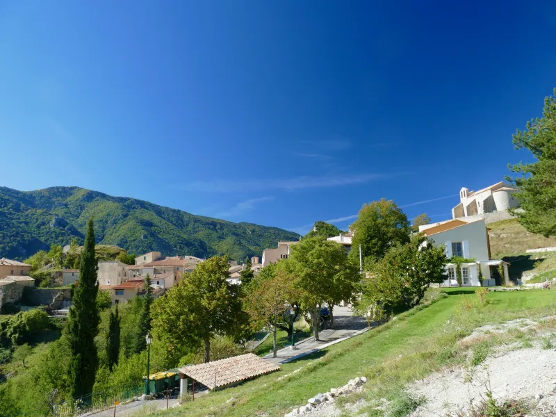 El pueblo de Le Mas, en el valle del Estéron