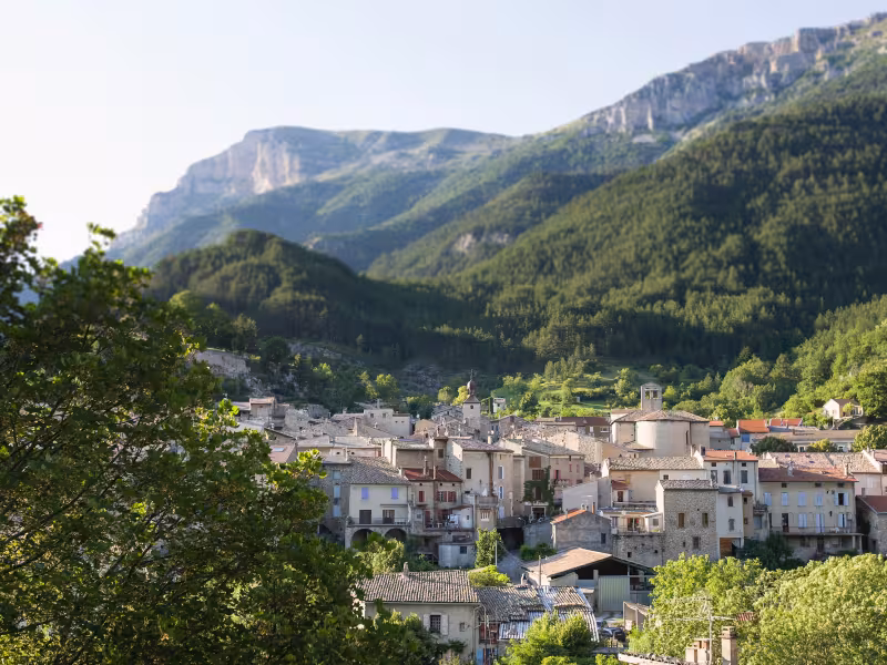 El pueblo de Chatillon-en-Diois