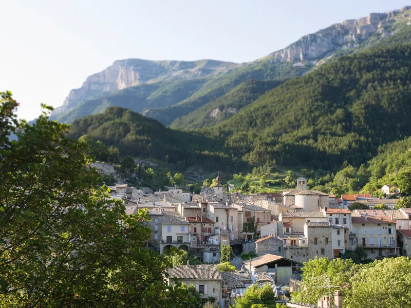 El pueblo de Chatillon-en-Diois