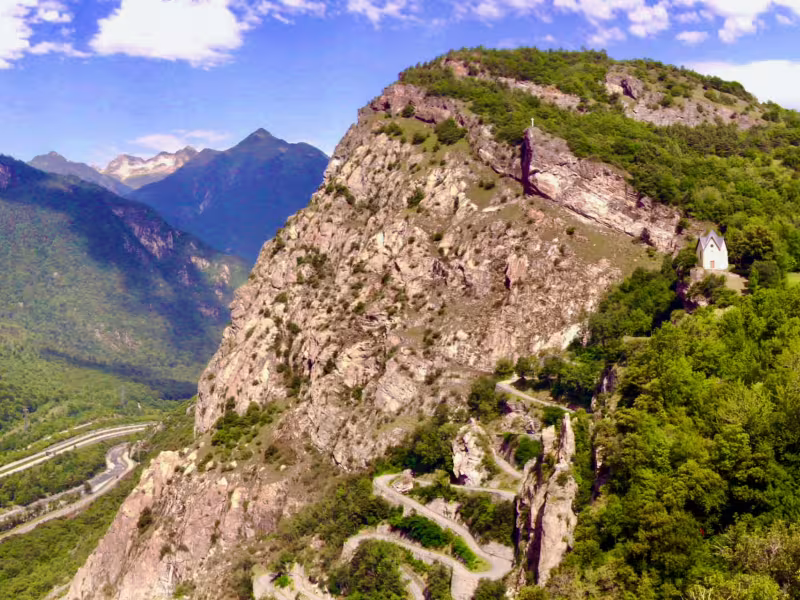 Las curvas de Montvernier en el descenso del Col de Chaussy