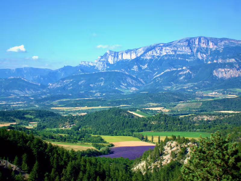Panorama de la Glandasse desde Barnave