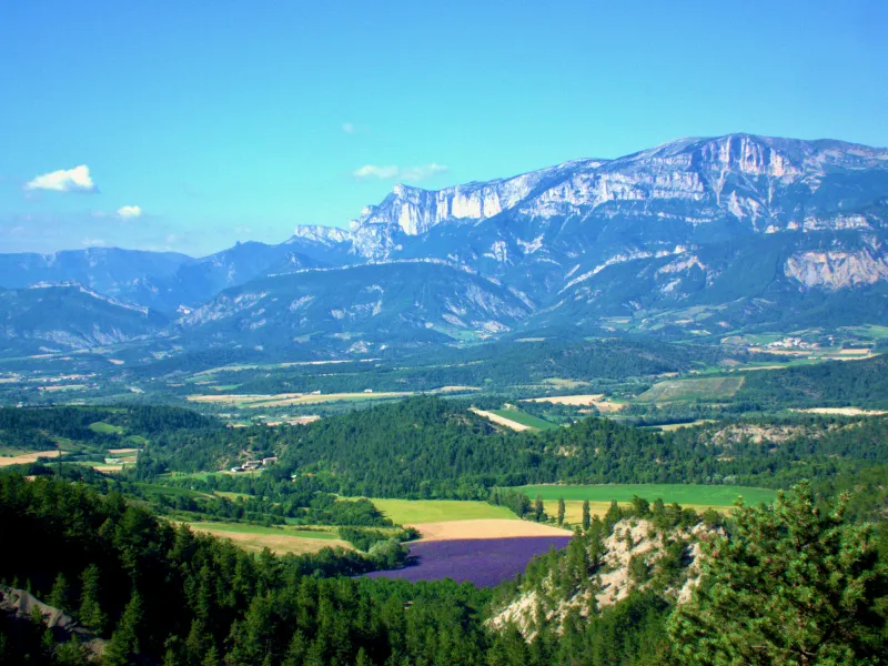 Panorama de la Glandasse desde Barnave