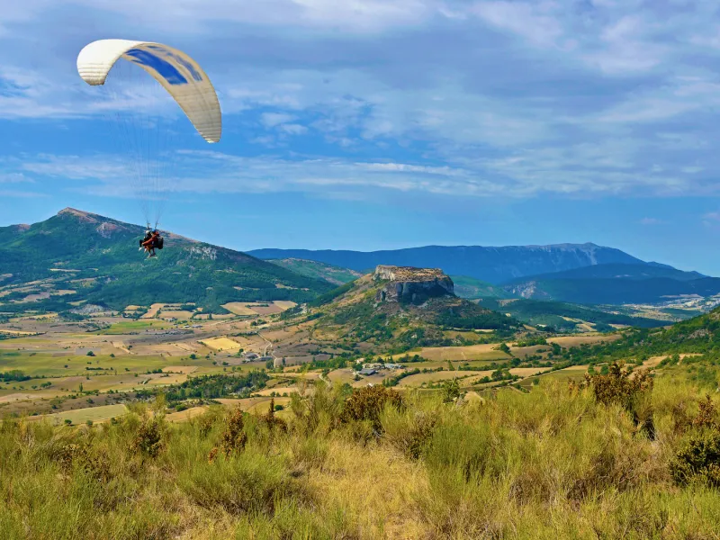 Parapente en el corazón de las Baronías