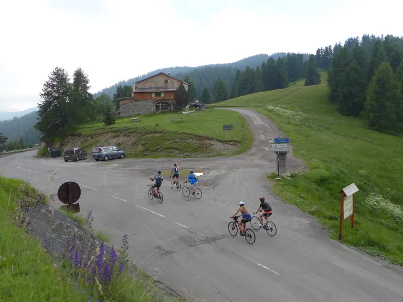 Pasando el Col de la Couillole