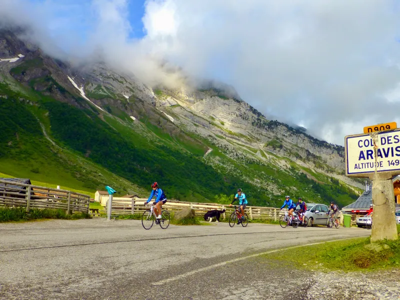 Travesía del puerto de Aravis