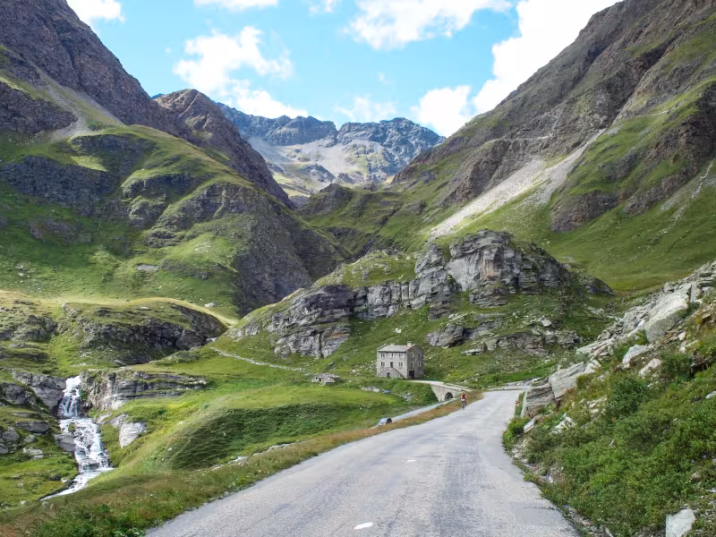Route du Col de l'Iseran côte Maurienne
