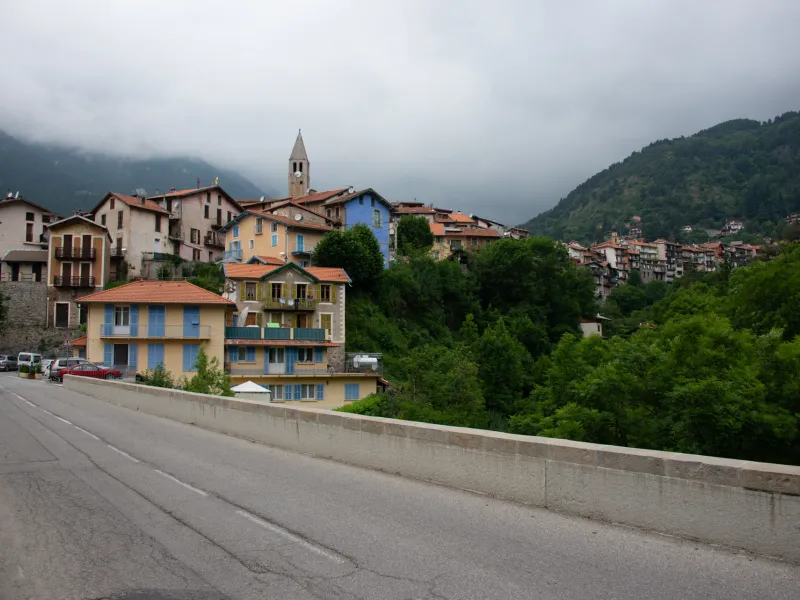 Llegada a Saint-Martin-Vésubie