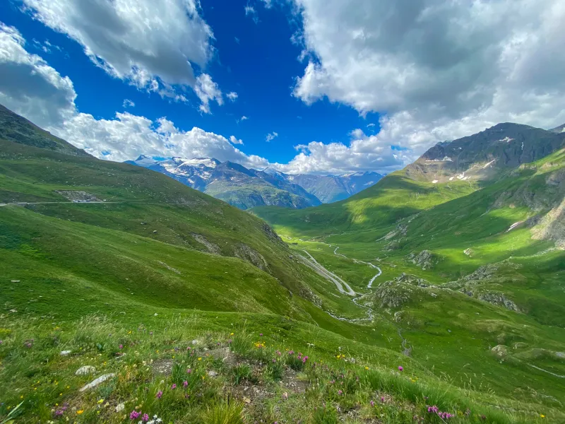Lado norte Col de l'Iseran