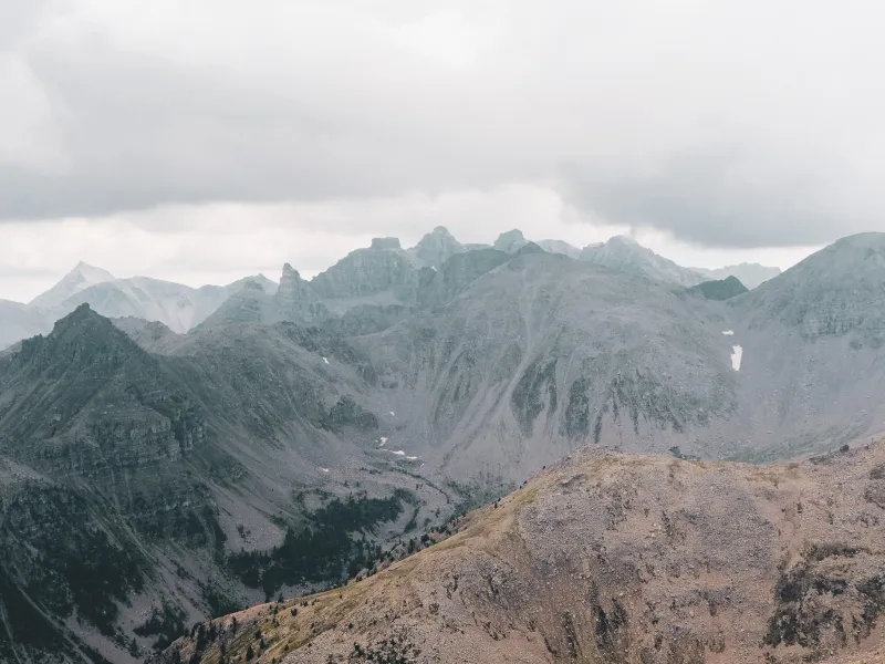 Vista desde la cumbre de La Bonette