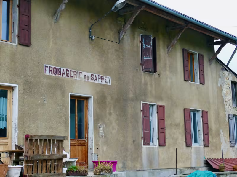 Antigua quesería al pie de la Salève