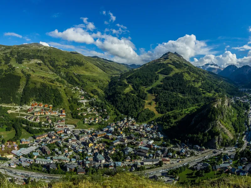 el pueblo-balneario de Valloire