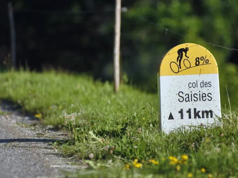 Subida al Col des Saisies desde el Val d'Arly