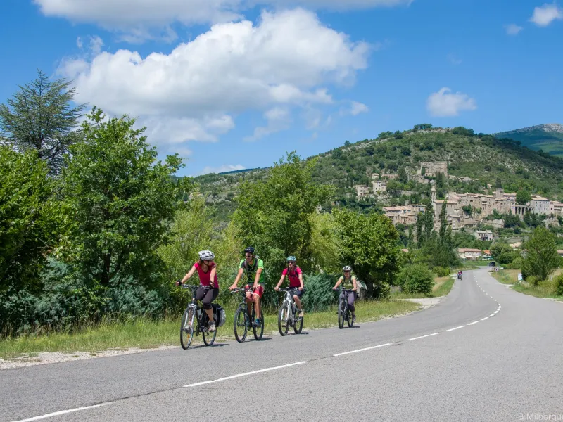 Routes de la lavande à vélo