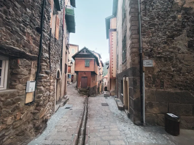 Calles estrechas de Saint-Martin-Vésubie
