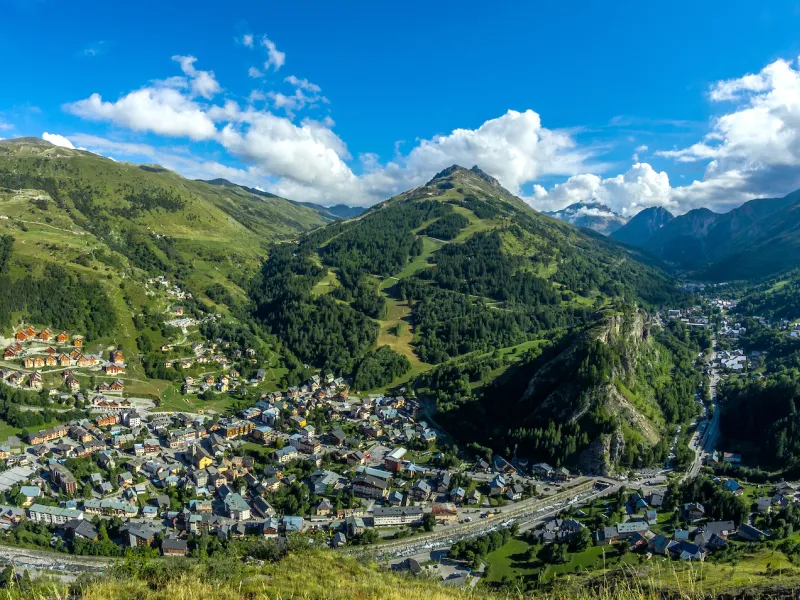 Valloire pueblo galibier