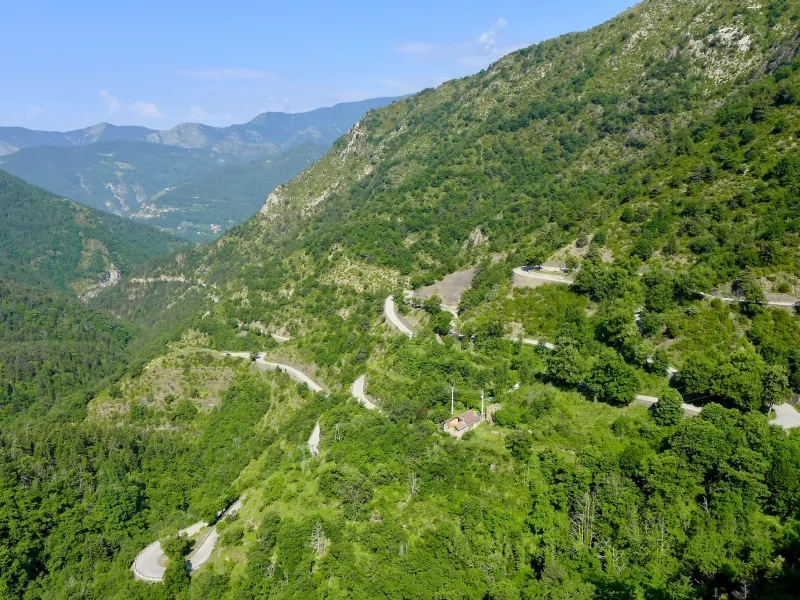 Cara norte del Col de Turini