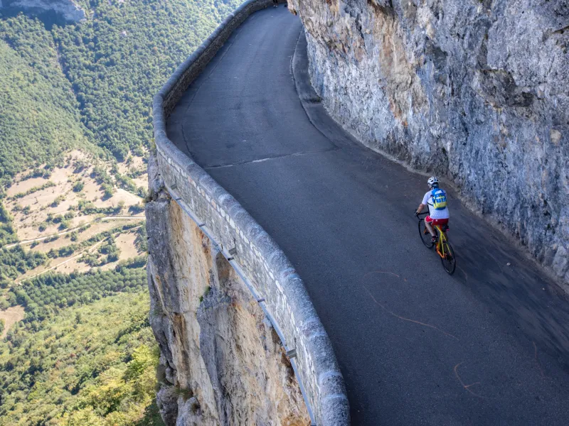 Vertiginosa carretera de Combe Laval