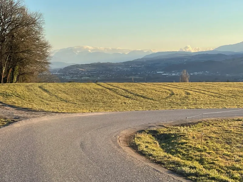 Vista de los Alpes desde Albannais