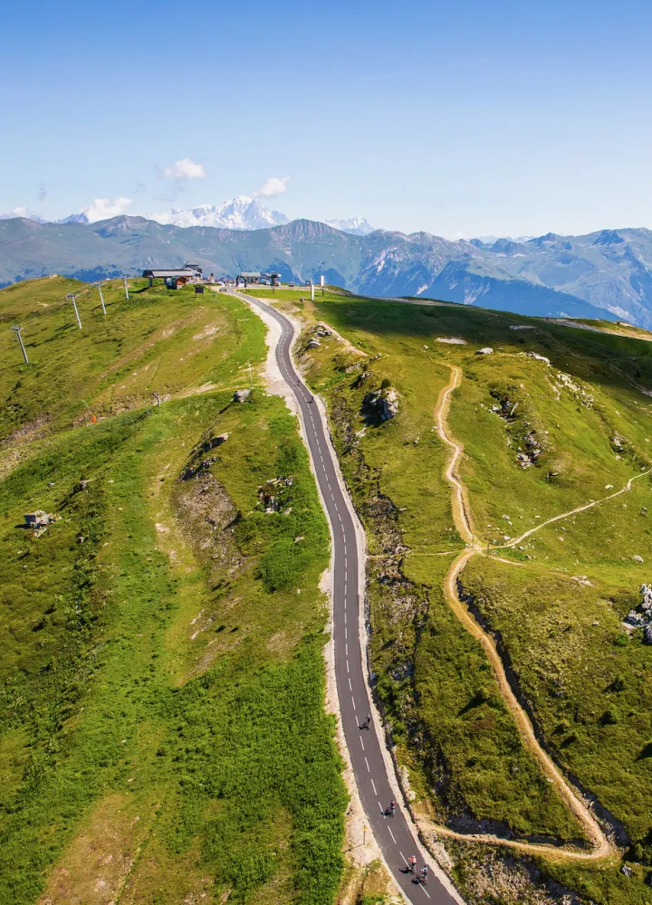 foto aérea Col de la Loze