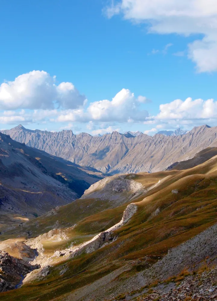 Picos del Parque del Mercantour desde el Col de la Bonette