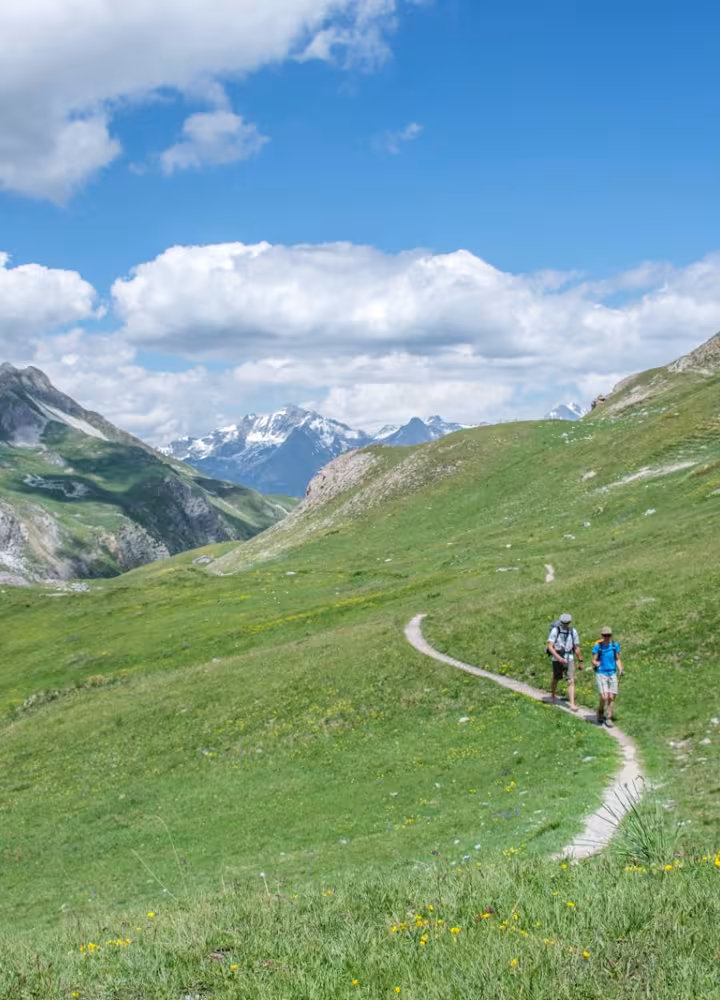 Grandes espacios abiertos en la Grande Traversée des Alpes a pie