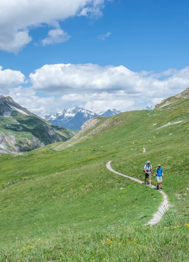 Grandes espacios abiertos en la Grande Traversée des Alpes a pie