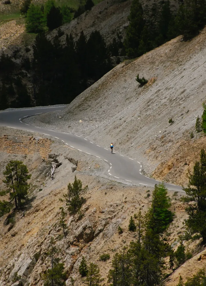 La famosa Casse Deserte en el lado sur del Col d'Izoard