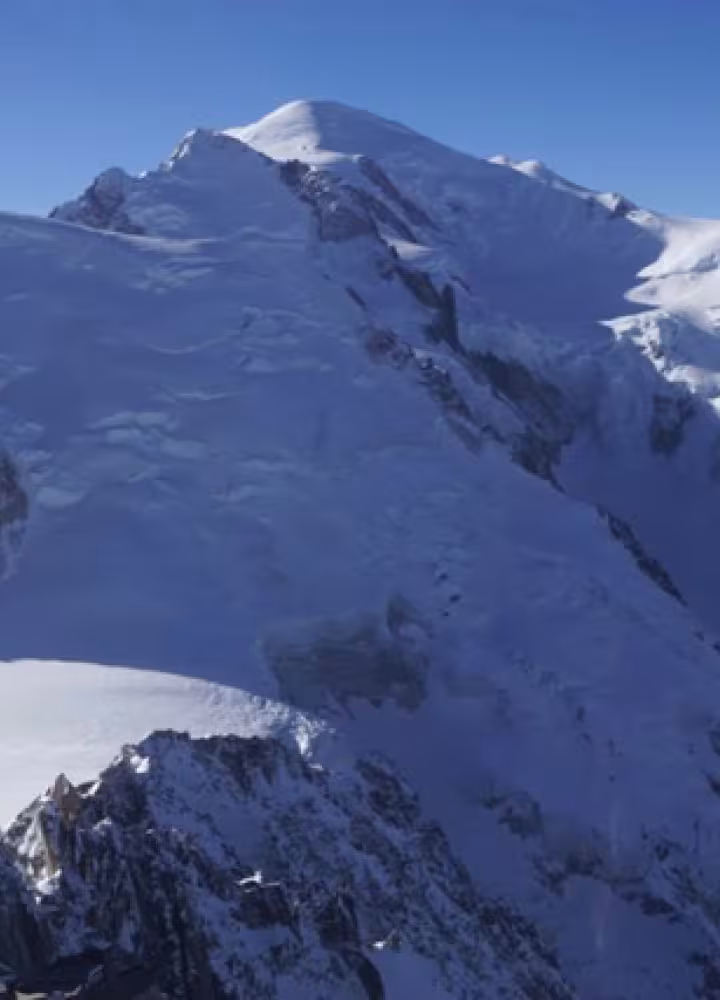 Mont Blanc y Aiguille du Midi