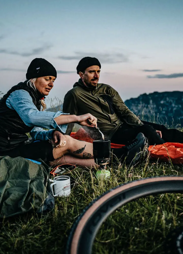 BIvouac grava Route des Grandes Alpes