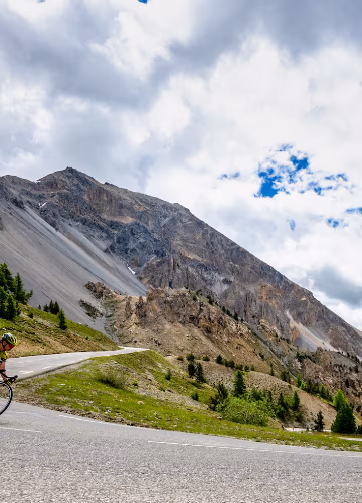 Descenso de la vertiente sur del Col d'Izoard