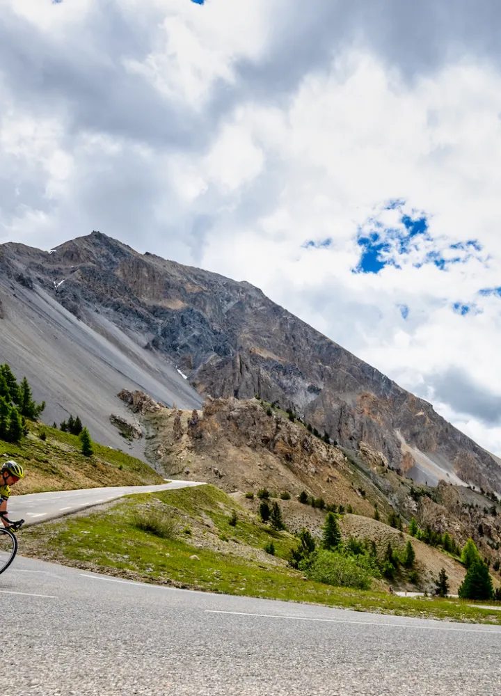 Descenso de la vertiente sur del Col d'Izoard